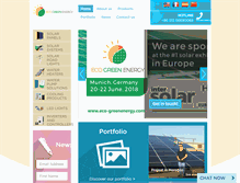 Tablet Screenshot of eco-greenenergy.com